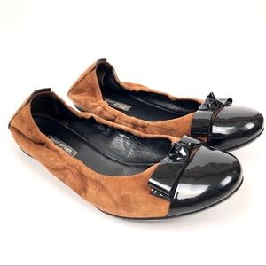 Paul Green Munchen Nellie Patent Toe Flats Bow